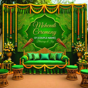 mehendi ceremony banner